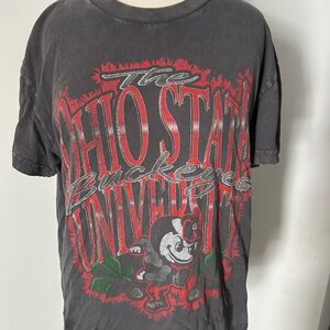 Ohio State University Graphic Tee - Black/Red